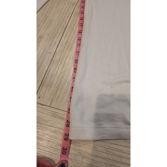 Lululemon Womens Ivory Wide-Leg Pull On Sweatpants Size M Pockets 30 - Picture 12 of 12